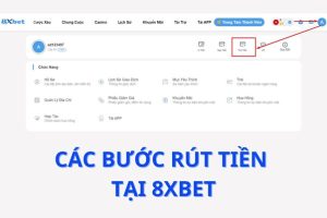 Hướng dẫn chi tiết cách rút tiền từ 8xbet